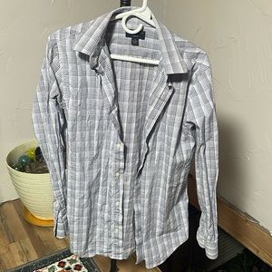🔴Banana republic slim fit medium button up